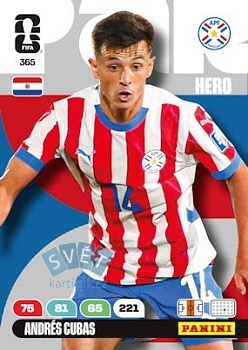Andres Cubas Paraguay Panini FIFA World Cup 2026 Adrenalyn XL #365